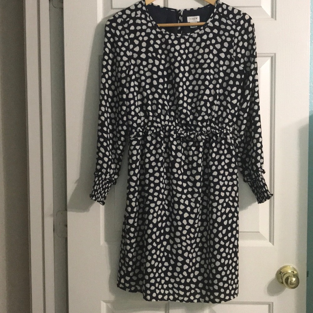 Jcrew polka dotted dress